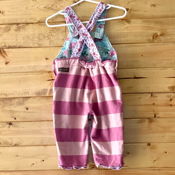 Matilda Jane World Traveler Overalls Infant Girls Size 6-12 months - Picture 5 of 9